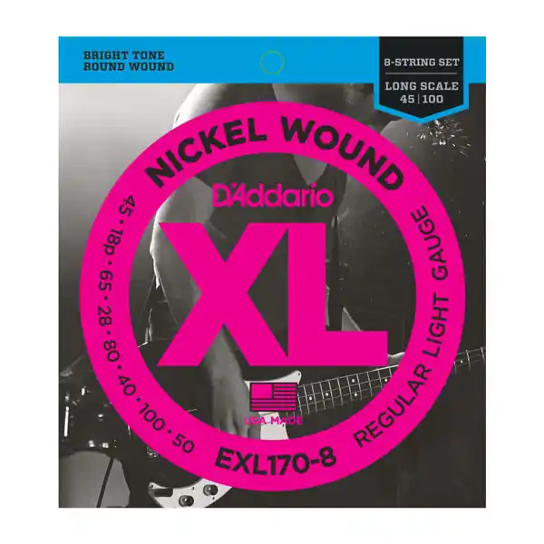 D´Addario EXL170-8 8-String/Long Scale/Light Direktkauf