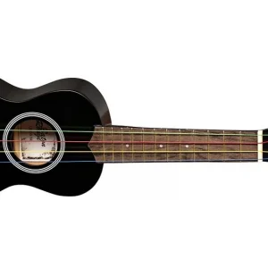 Zertifiziert Baton Rouge UR1-S BK Ukulele Sopran schwarz