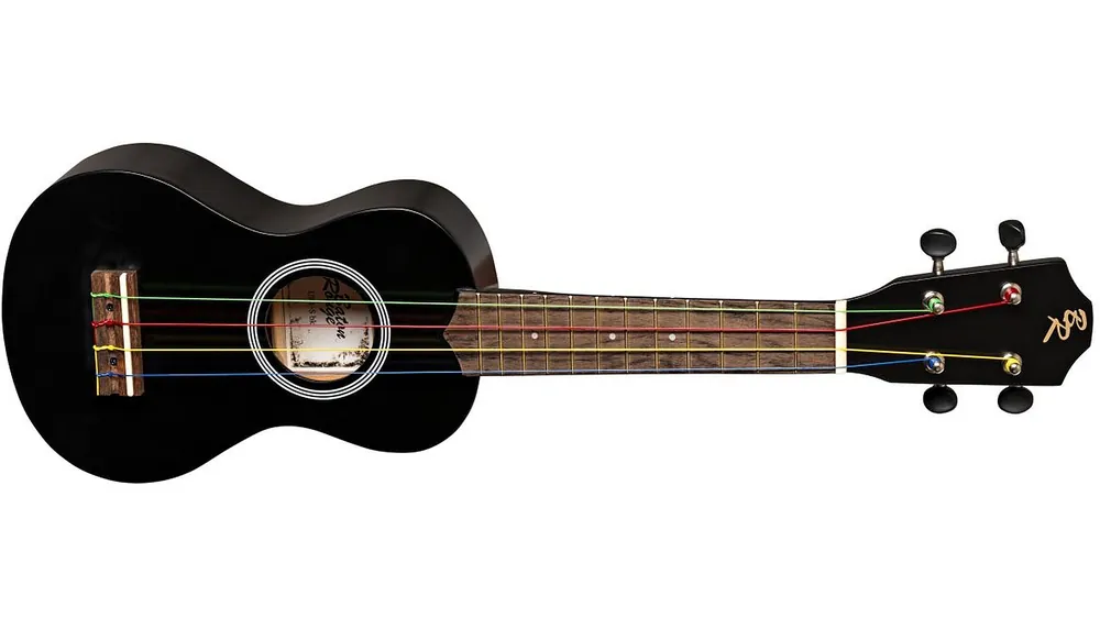 Zertifiziert Baton Rouge UR1-S BK Ukulele Sopran schwarz