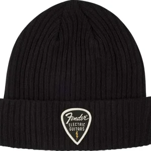 Fender Pick Patch Ribbed Beanie Heißes Angebot