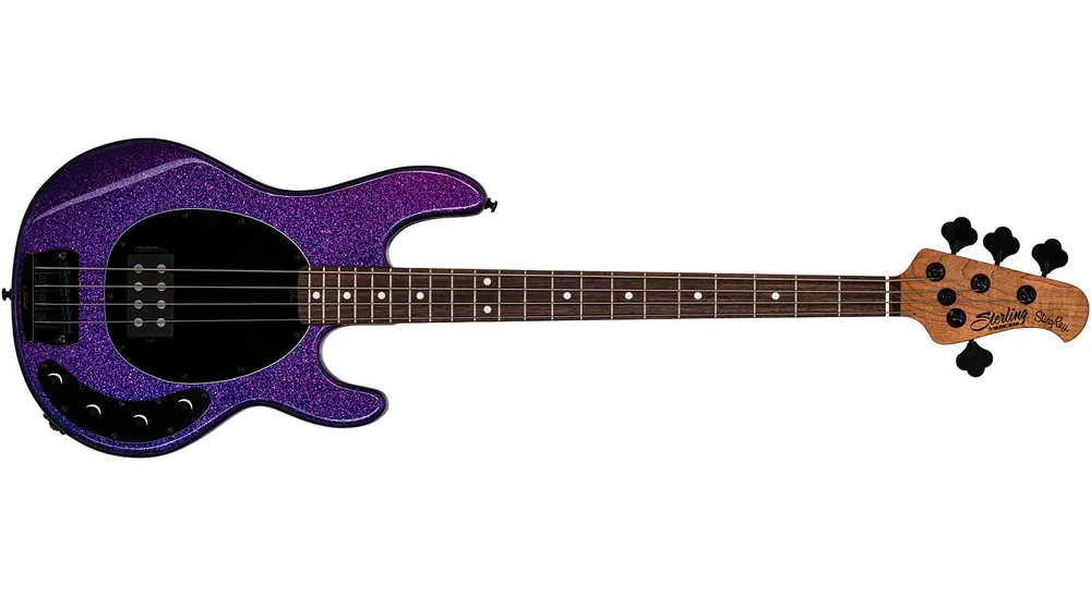 Ausverkauf Sterling by Music Man StingRay RAY34 Purple Sparkle