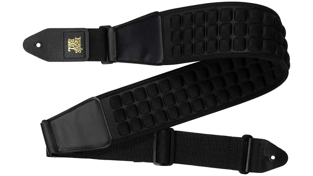 Kostenfreie Lieferung Ernie Ball EB5374 Gitarrengurt Cloud Comfort Wide Schwarz