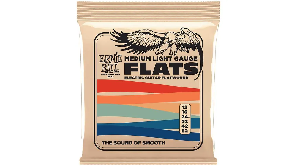 Nur Heute Ernie Ball EB2582 E-Gitarren Saiten 12-52 Slinky Flatwound Medium