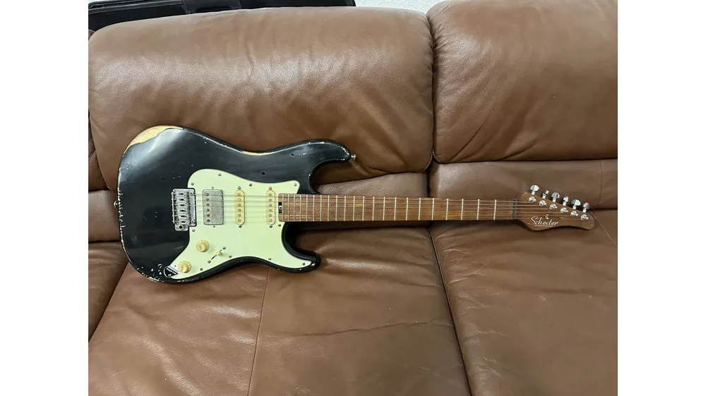 Schecter Nick Johnston Traditional HSS Aged Atomic Ink Limited Rabatt