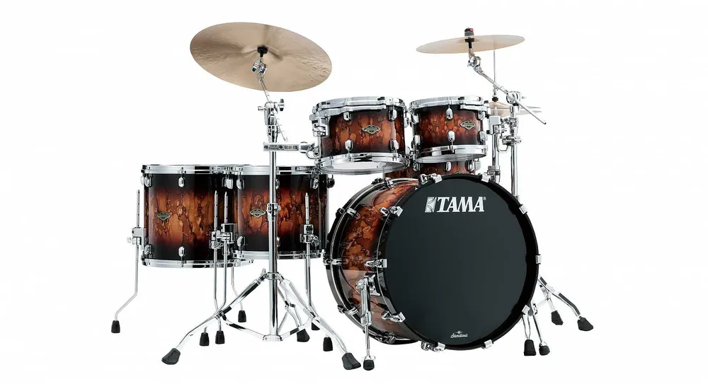 Neue Kollektion Tama Starclassic Walnut/Birch 5-teilig Shell Kit Molten Brown Burst