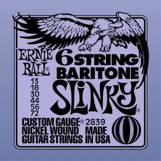 Ernie Ball EB2839 Slinky Nickel Baritone A-A Tuning Highlight