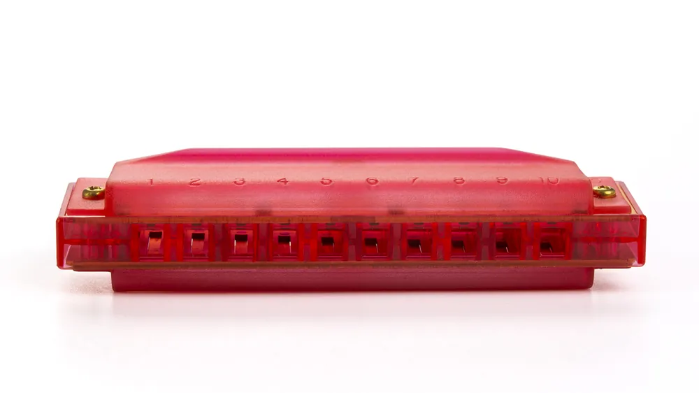 Schnäppchen Hohner Mundharmonika Translucent rot