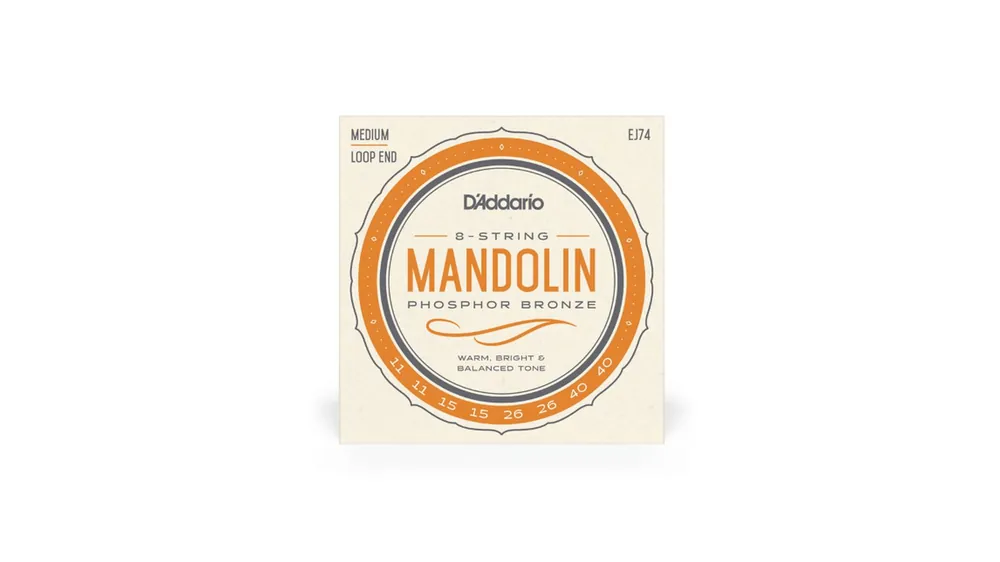 Sale Daddario EJ74 Mandolin Strings 11-40 Phosphor Bronze Medium
