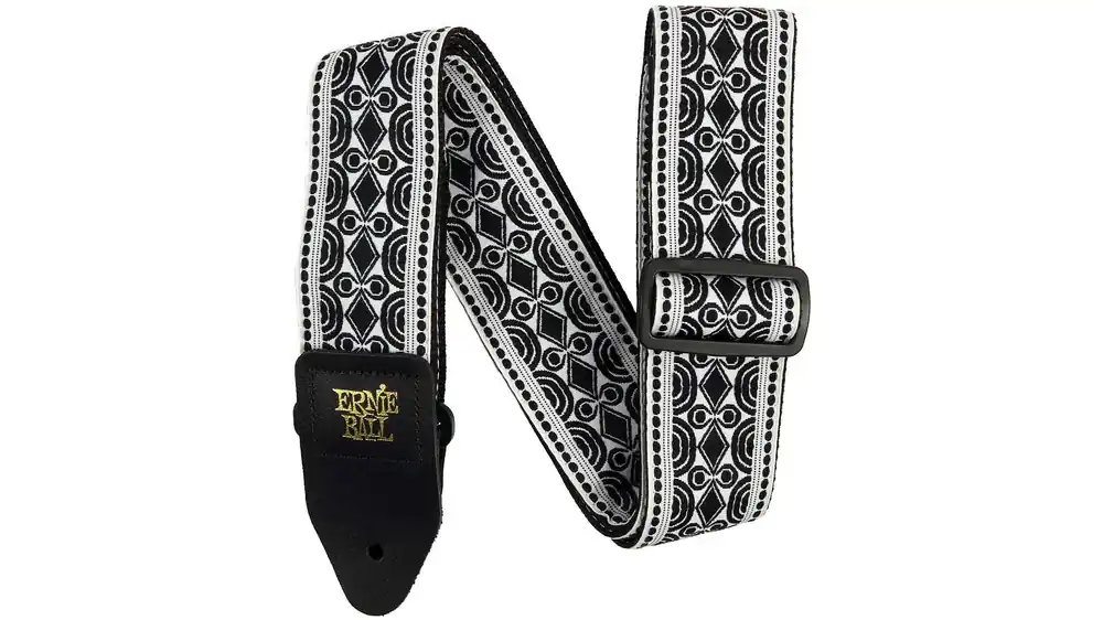 Ernie Ball EB5319 Gurt Jacquard Beatnik Black Kostenfreie Lieferung