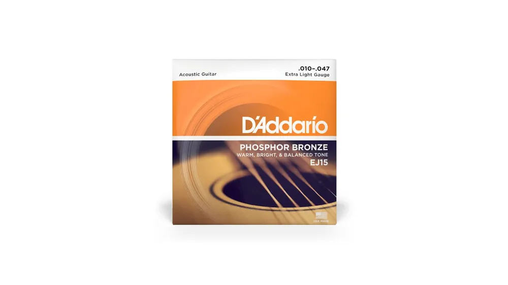 Daddario EJ15 10-47 Phosphor Bronze Guitar Strings Extra Light Rabatt