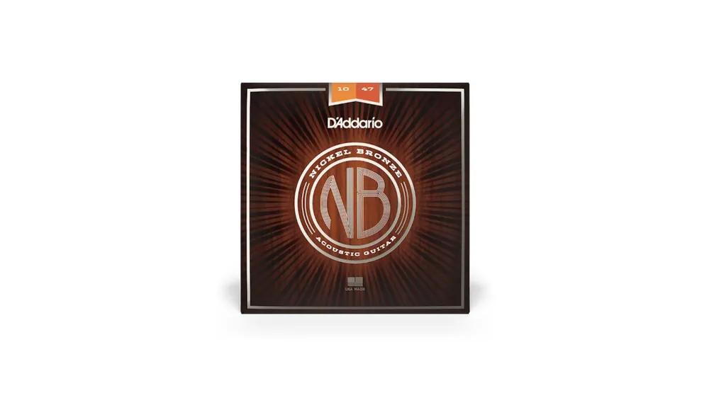 Echt Daddario NB1047 Nickel Bronze W-Git Guitar Strings Extra Light