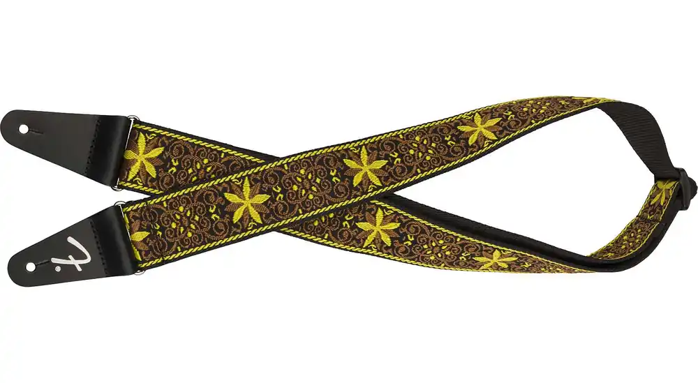Fender Pasadena Gitarrengurt Yellow Wallflower Kostenloser Versand