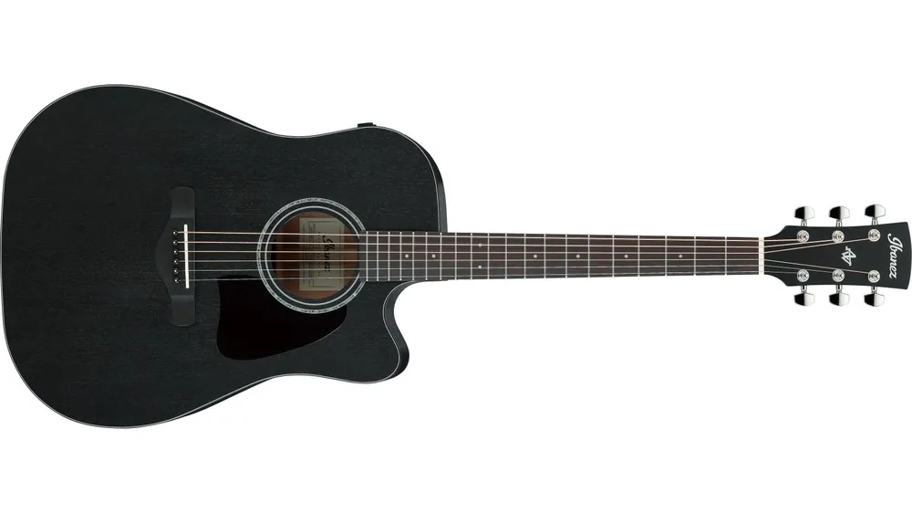 Ibanez AW1040CE-WK Artwood Weathered Black Open Pore Kostenloser Rückversand