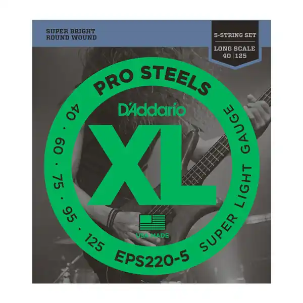 Sonderangebot D´Addario EPS220-5 Pro Steels 5-String/Long/Super Light