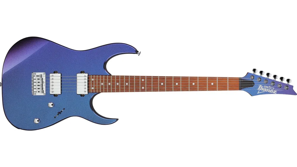 Bestpreis Ibanez GRG121SP-BMC E-Gitarre Blue Metal Chameleon