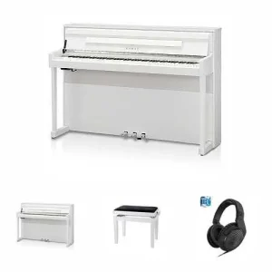 Kawai CA-901 W Digitalpiano weiss SET inkl Aufbau Kostenloser Versand