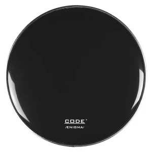Code Drumhead Enigma Bassdrum Resonanzfell black 20" Neue Ware