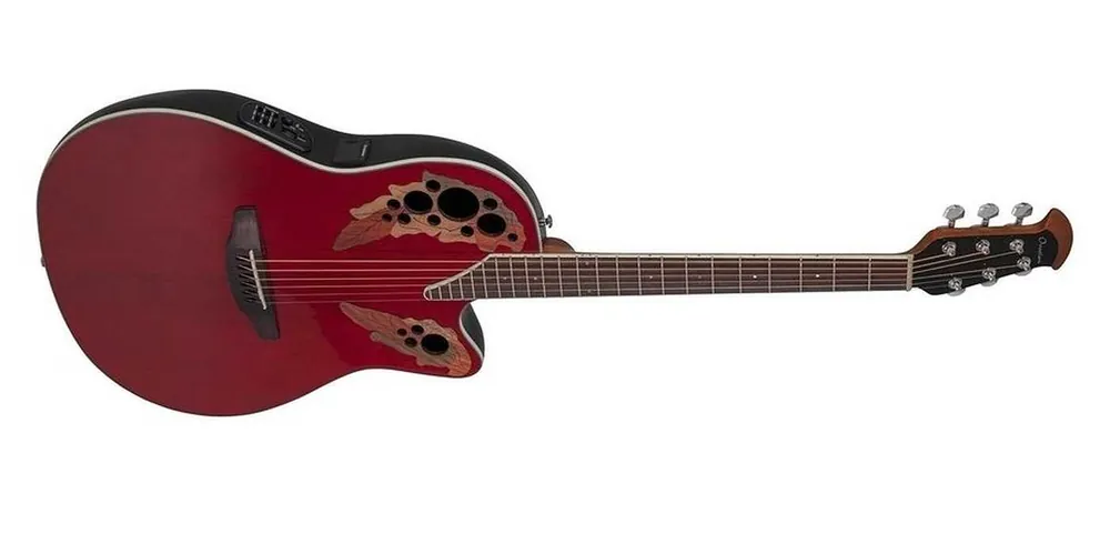 Ovation CE48-RR-G Celebrity Elite Super Ruby Red Ausverkauf