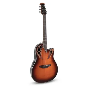 Ovation CE48-1-G Celebrity Super Shallow Cutaway Sunburst Geprüft