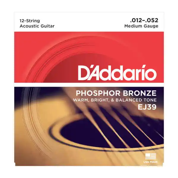 Kostenloser Rückversand D´Addario EJ39 Phosphor Bronze 12-String/Medium