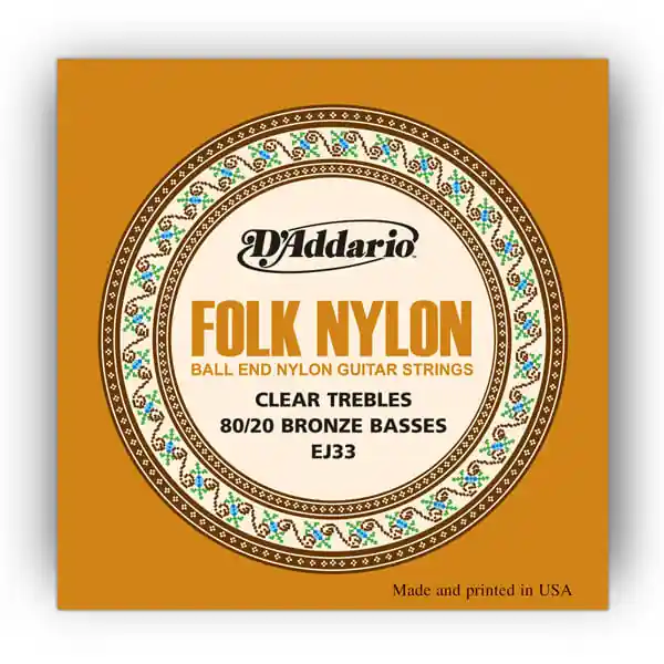 D´Addario EJ33 Folk Nylon Bronze/Clear Nur Für Kurze Zeit