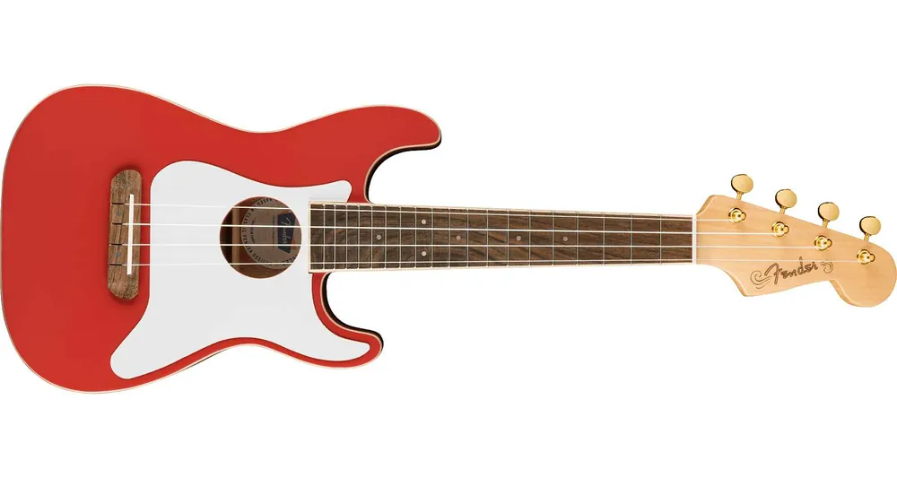 Fender Fullerton Strat Ukulele Fiesta Red Sonderangebot