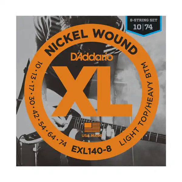 D´Addario EXL140-8 Lt Top/Hvy Bottom 8-String Sale