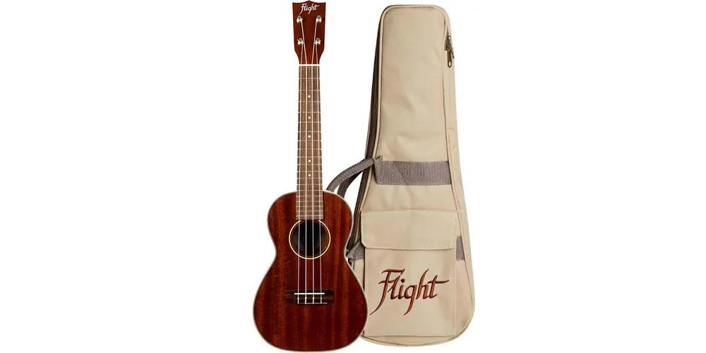 Flight MUC-2 Concert Ukulele Mahagoni inkl Bag Versand Am Gleichen Tag
