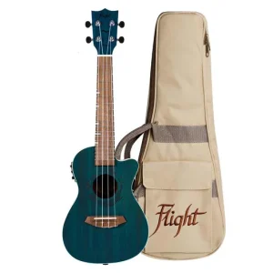 Direktkauf Flight DUC380 CEQ Topaz Concert Ukulele