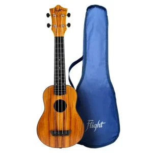 Kostenloser Versand Flight TUS55 Acacia Travel Sopran Ukulele