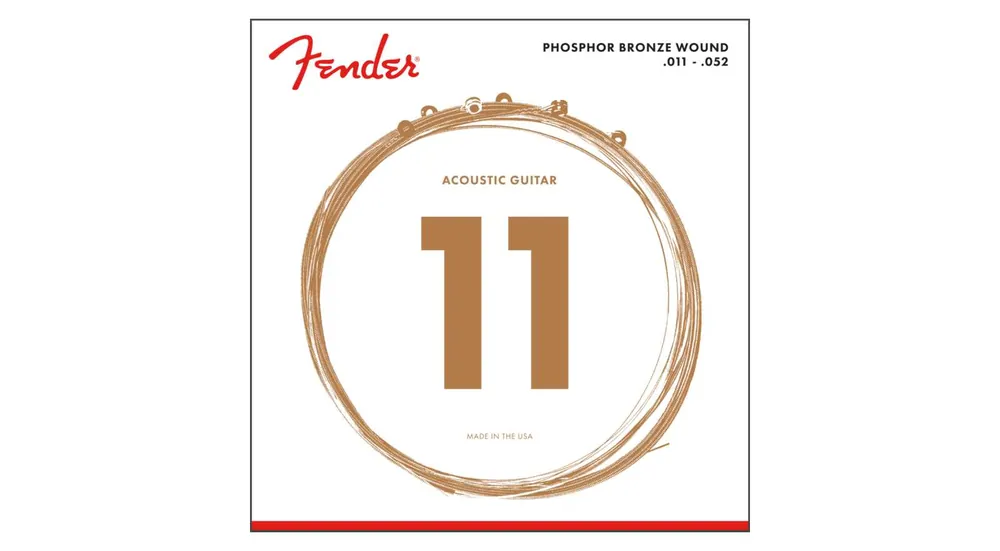 Fender 60CL Saiten Ph/Br 11-52 Ball End Begrenztes Angebot