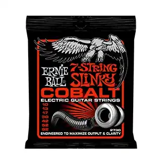 Ernie Ball EB2730 Skinny Top Slinky Cobalt 7-String Direkt Vom Hersteller