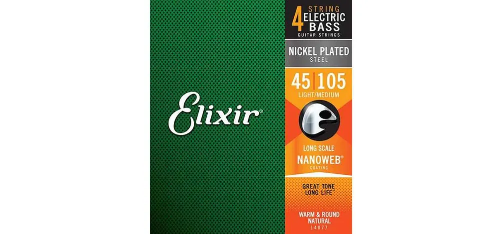 Elixir 14077 Bass Medium Nanoweb 045 - 105 Direktkauf