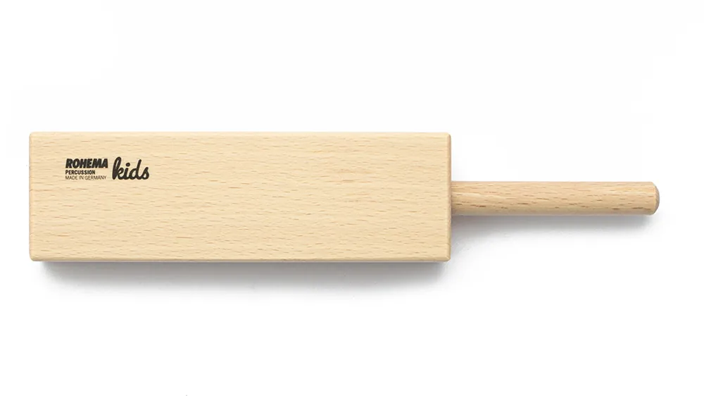 Neuheit Rohema Blocktrommel Rotbuche mit Stiel 61548