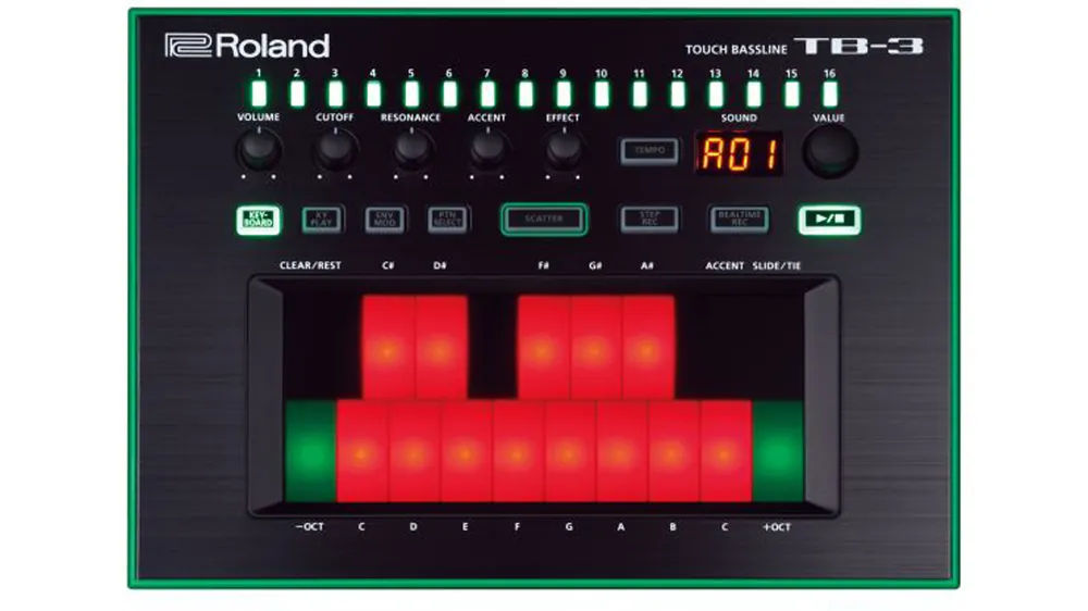 Roland Aira TB-3 BassLine - Showroom Geprüft