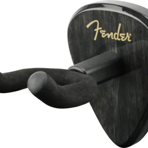 Fender Holz Wandhalter Gitarre schwarz Ausverkauf
