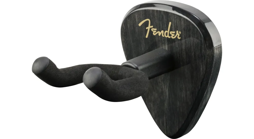 Fender Holz Wandhalter Gitarre schwarz Ausverkauf