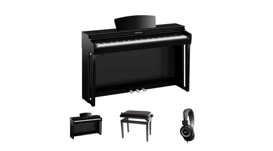 Yamaha CLP-725 PE Digitalpiano SET Kostenloser Rückversand