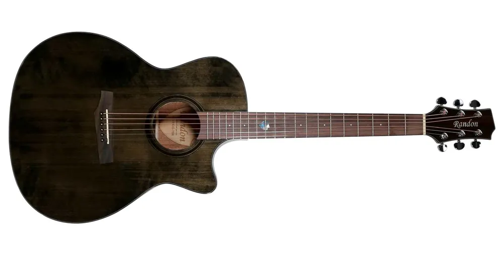 Begrenztes Angebot Randon RG-14CG-TBK Westerngitarre