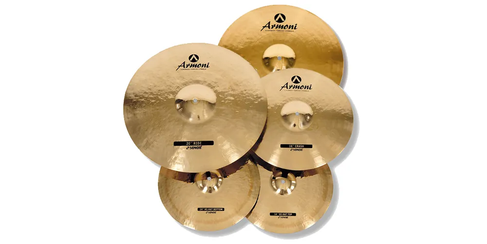 Rabatt Sonor Armoni AC 2 Beckenset 14-16-18-20 inkl. Bag