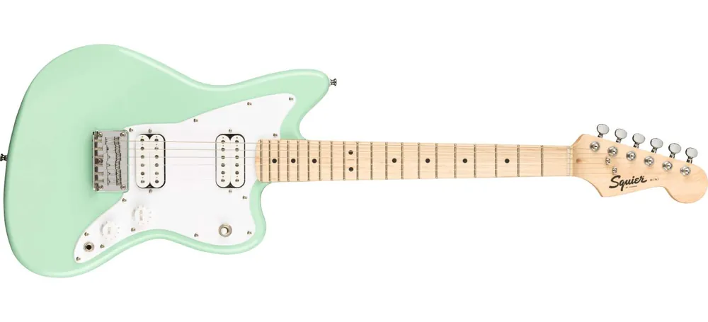 Markenprodukt Squier mini Jazzmaster HH MN SGN