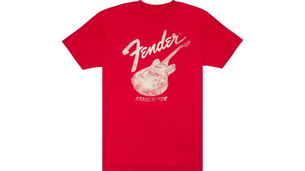 Kracherpreis Fender Starcaster T-Shirt Red M