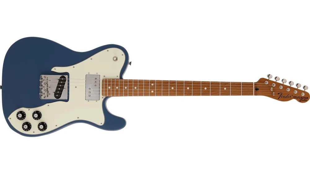 Geprüft Fender MIJ LTD Hybrid Telecaster Indigo Roasted MN