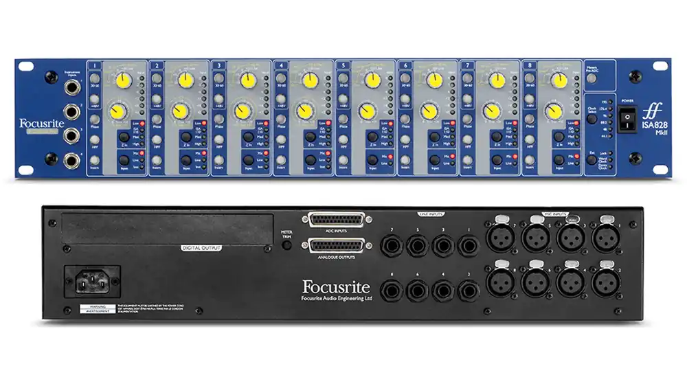 Gratis Versand Focusrite ISA 828 MkII 8-Kanal Mic Preamp DI 19" 4 HE