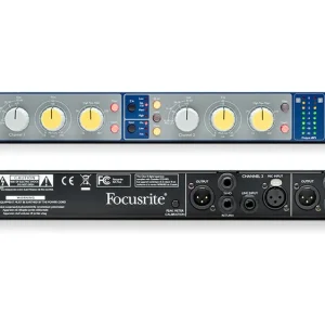 Top-Angebot Focusrite ISA TWO 2-Kanal Mic Preamp DI 19'' 1 HE