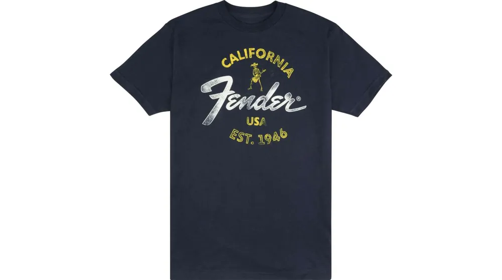 Markenprodukt Fender T-Shirt Baja Blue M