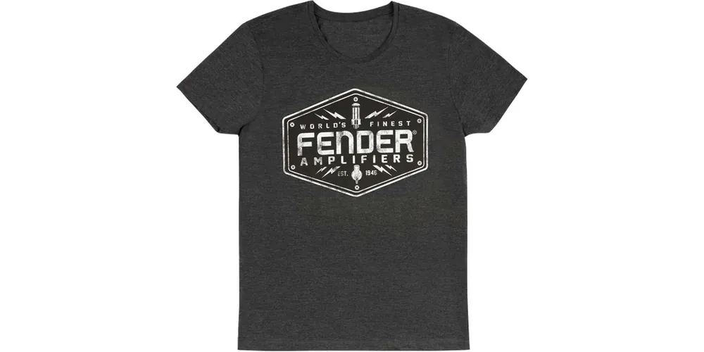 Zertifiziert Fender T-Shirt Amplifiers Logo M