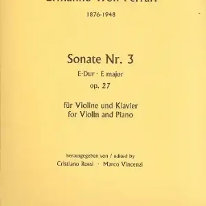 Sonate Nr.3 E-Dur op.27 für Violine und Klavier Top-Angebot