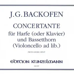 Concertante für Harfe (Klavier) und Bassetthorn (Violoncello ad lib.) Rabatt