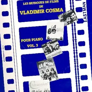 Les Musiques de Film de Vladimir Cosma vol.3: pour piano Sale